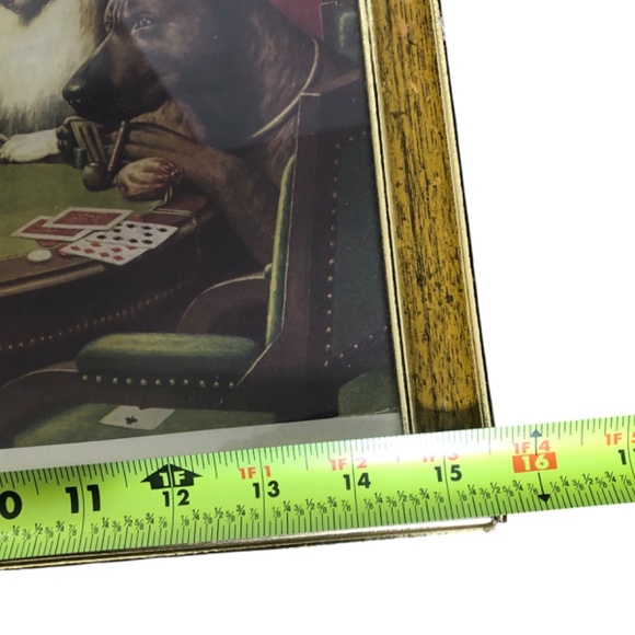 Bold Bluff Dogs Playing Poker Framed Art Print Wall Decor | Man Cave Home Accent - Picture 12 of 13